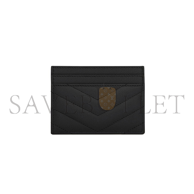 Y*L cassandre matelassÉ card case in grain de poudre leather 423291bow011000 (10.5*7.5*0.5cm)